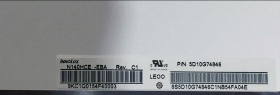 N140HCE-EBA INNOLUX 14.0&quot; 1920(RGB)×1080 220 cd/m² TAMPILAN LCD INDUSTRI