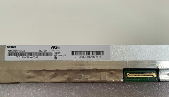 N156BGN-E43 Innolux 15.6&quot; 1366(RGB)×768 220 cd/m² TAMPILAN LCD INDUSTRI