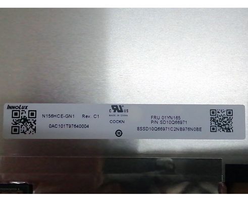 N156HCE-GN1 Innolux 15.6&quot; 1920(RGB)×1080 500 cd/m² TAMPILAN LCD INDUSTRI