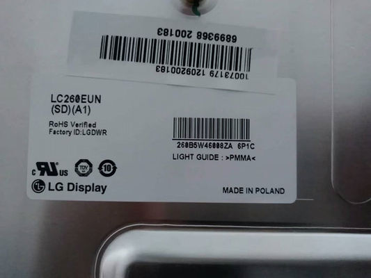 LC260EXN-SCB1 LG Display 26.0&quot; 1366(RGB)×768 400 cd/m² TAMPILAN LCD INDUSTRI