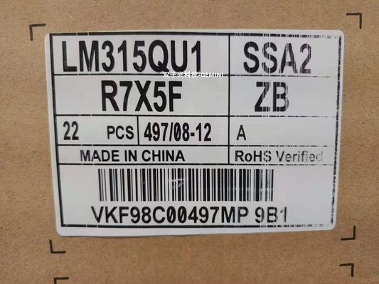 LM315QU1-SSA2 32.0" 7680x4320 Industrial TFT Display 400 cd/m2 89/89/89/89 (Typ.)