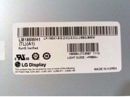 LM185WH1-TLA1 Layar LG 18.5&quot; 1366×768 300cd/m2 TAMPILAN LCD INDUSTRI