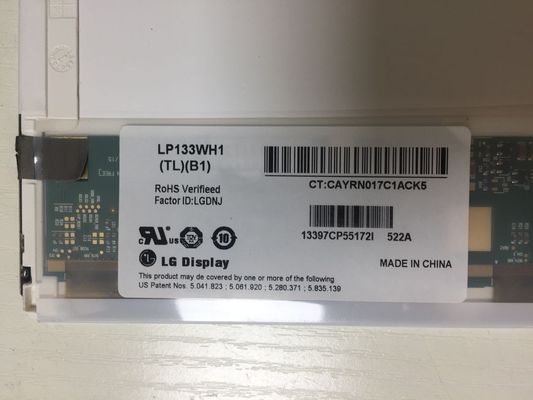 LP133WH1-TLB1 LG DisplayL 13.3&quot; 1366(RGB)×768 300 cd/m² TAMPILAN LCD INDUSTRI 118PPI