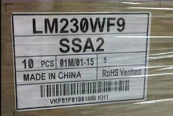 23.0&quot; 1920×1080 250cd/m2 Layar Sentuh Lcd 95PPI LM230WF9-SSA3