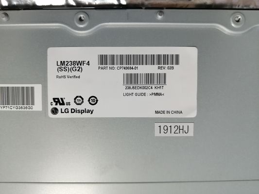 Panel LCD TFT 23,8&quot; 1920×1080 250cd/M2 LM238WF4-SSG1 Layar LG 92PPI