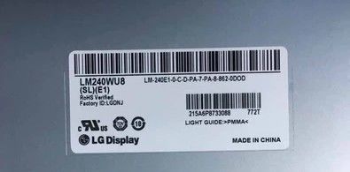 LM240WU8-SLE4 LG Display 24.0&quot; 1920(RGB)×1200 300 cd/m² TAMPILAN LCD INDUSTRI