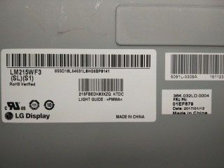 LM215WF3-SLQ1 Layar LG 21.5&quot; 1920(RGB)×1080 250 cd/m² TAMPILAN LCD INDUSTRI