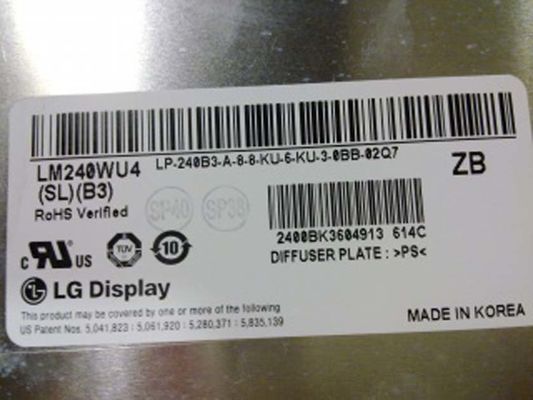 LM240WU4-SLB3 Layar LG 24.0&quot; 1920(RGB)×1200 400 cd/m² TAMPILAN LCD INDUSTRI
