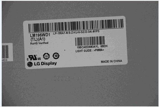 LM195WD1-TLA1 LG Display 19,5&quot; 1600(RGB)×900 250 cd/m² TAMPILAN LCD INDUSTRI