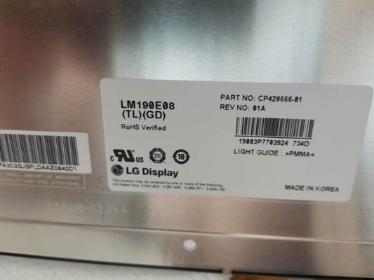 LM190E08-TLGD LG Display 19.0&quot; 1280(RGB)×1024 300 cd/m² TAMPILAN LCD INDUSTRI
