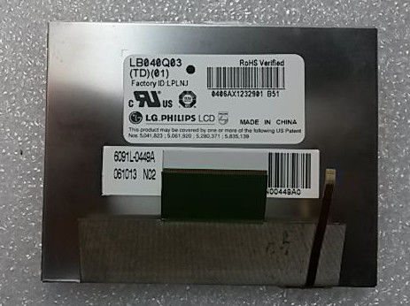 LB040Q03-TD01 LG.Philips LCD 4.0&quot; 320(RGB)×240 200 cd/m² TAMPILAN LCD INDUSTRI