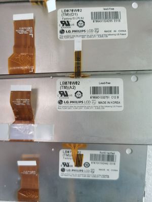 LB070W02-TMJ2 LCD 7.0" 480 ((RGB) × 234 220 cd/m2 Tampilan LCD INDUSTRIAL