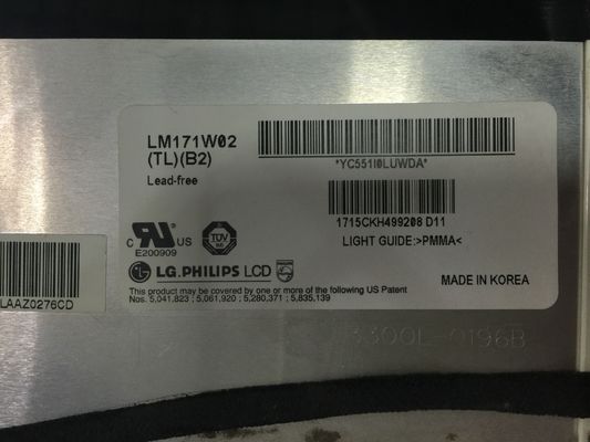 LM171W02-TLB2 LG.Philips LCD 17.1&quot; 1440(RGB)×900 250 cd/m² TAMPILAN LCD INDUSTRI