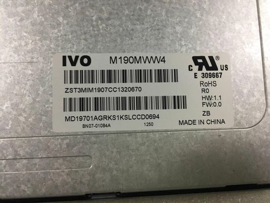 LM190WX2-TLK1 Layar LG 19.0&quot; 1440(RGB)×900 250 cd/m² TAMPILAN LCD INDUSTRI