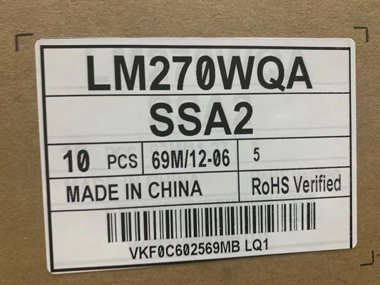 LM270WQA-SSA2 LG Display 27.0&quot; 2560(RGB)×1440 400 cd/m² TAMPILAN LCD INDUSTRI