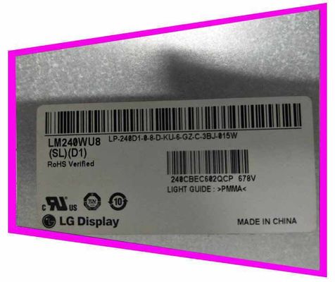 LM240WU8-SLD1 LG Display 24.0&quot; 1920(RGB)×1200 300 cd/m² TAMPILAN LCD INDUSTRI