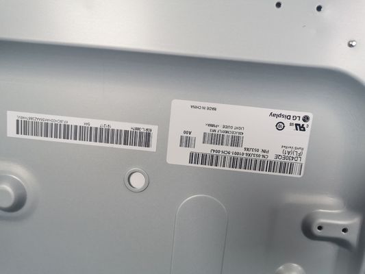 103PPI 43" 3840×2160 Panel LCD persegi 400cd/m2 LD430EQE-FLA1 89/89/89/89 (Typ.)