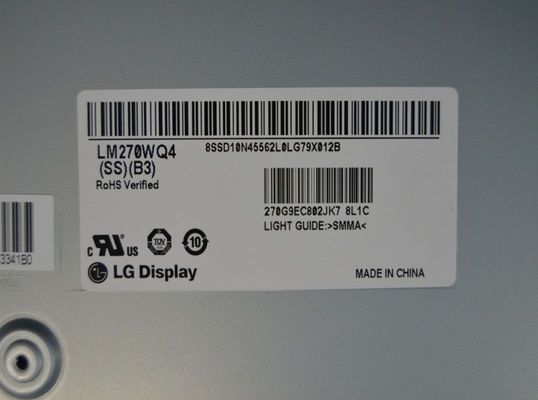 LM270WQ4-SSB3 LG Display 27.0&quot; 2560(RGB)×1440 350 cd/m² TAMPILAN LCD INDUSTRI