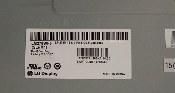 LM270WF5-SLM4 LG Display 27.0&quot; 1920(RGB)×1080 250 cd/m² TAMPILAN LCD INDUSTRI
