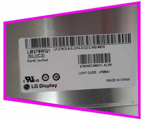 LM270WQ1-SDF1 LG Display 27.0&quot; 2560(RGB)×1440 440 cd/m² TAMPILAN LCD INDUSTRI