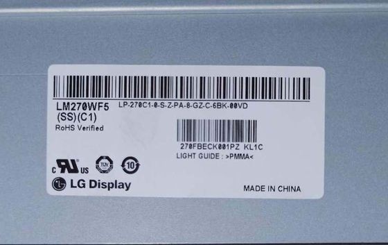 LM270WF5-SSC1 LG Display 27.0&quot; 1920(RGB)×1080 250 cd/m² TAMPILAN LCD INDUSTRI