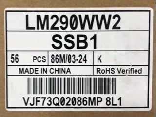 LM290WW2-SSB1 Layar LG 29.0&quot; 2560(RGB)×1080 300cd/m2 TAMPILAN LCD INDUSTRI