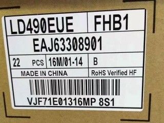 LG Display 49&quot; 450cd/m2 45PPI WLED LCD Display LD490EUE-FHB1 89/89/89/89 (Tipe.)