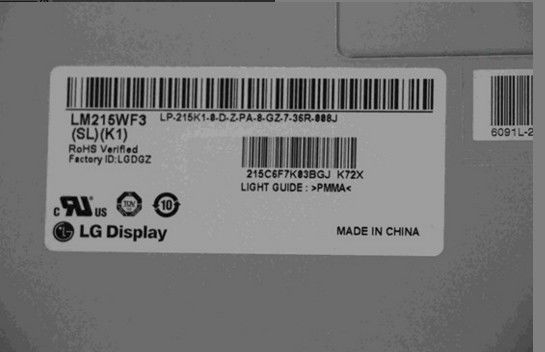 Panel LCD Industri 102PPI 250cd/m2 LM215WF3-SLK1 1920×1080 WLED
